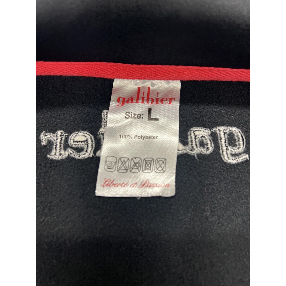 Galibier Jacket Mens Large Black Cycling Softshell Full Zip Fleece Lined Winter - Picture 5 of 10